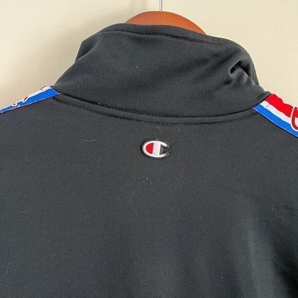 Champion C Logo Retro Track Zip Up Jacket | Size Large - Picture 7 of 10